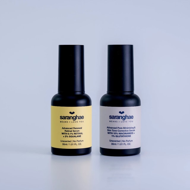 Saranghae NiaRetin Complex Duo With 0.1% Retinal and 10% Niacinamide