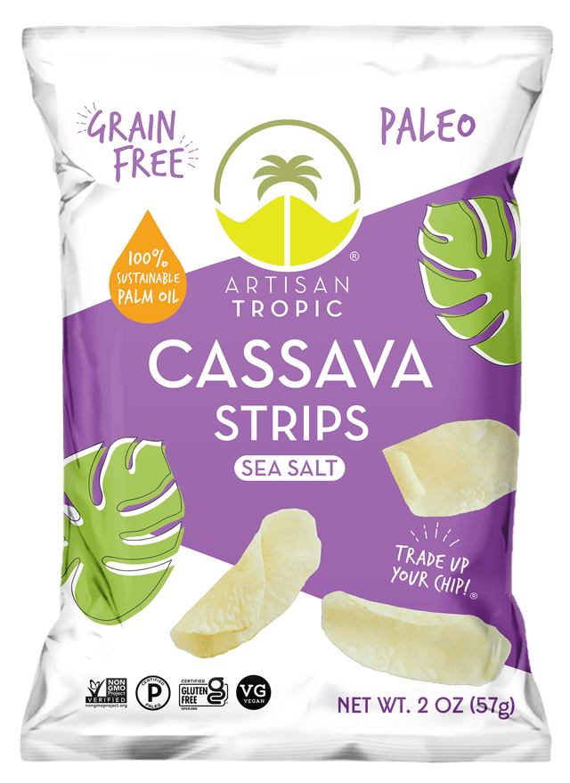 CASSAVA STRIPS (sea salt) 2 oz