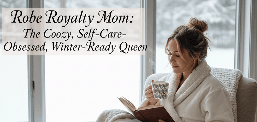 Robe Royalty Mom: The Cozy, Self-Care-Obsessed, Winter-Ready Queen