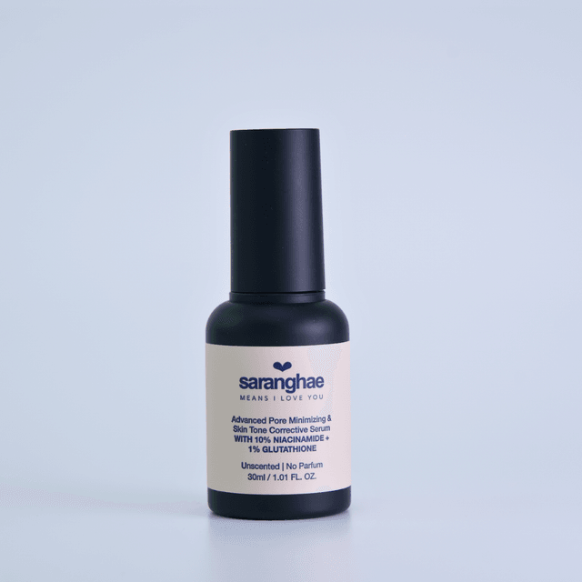 Advanced Pore Minimizing & Skin Tone Corrective Serum With 10% Niacinamide + 1% Glutathione